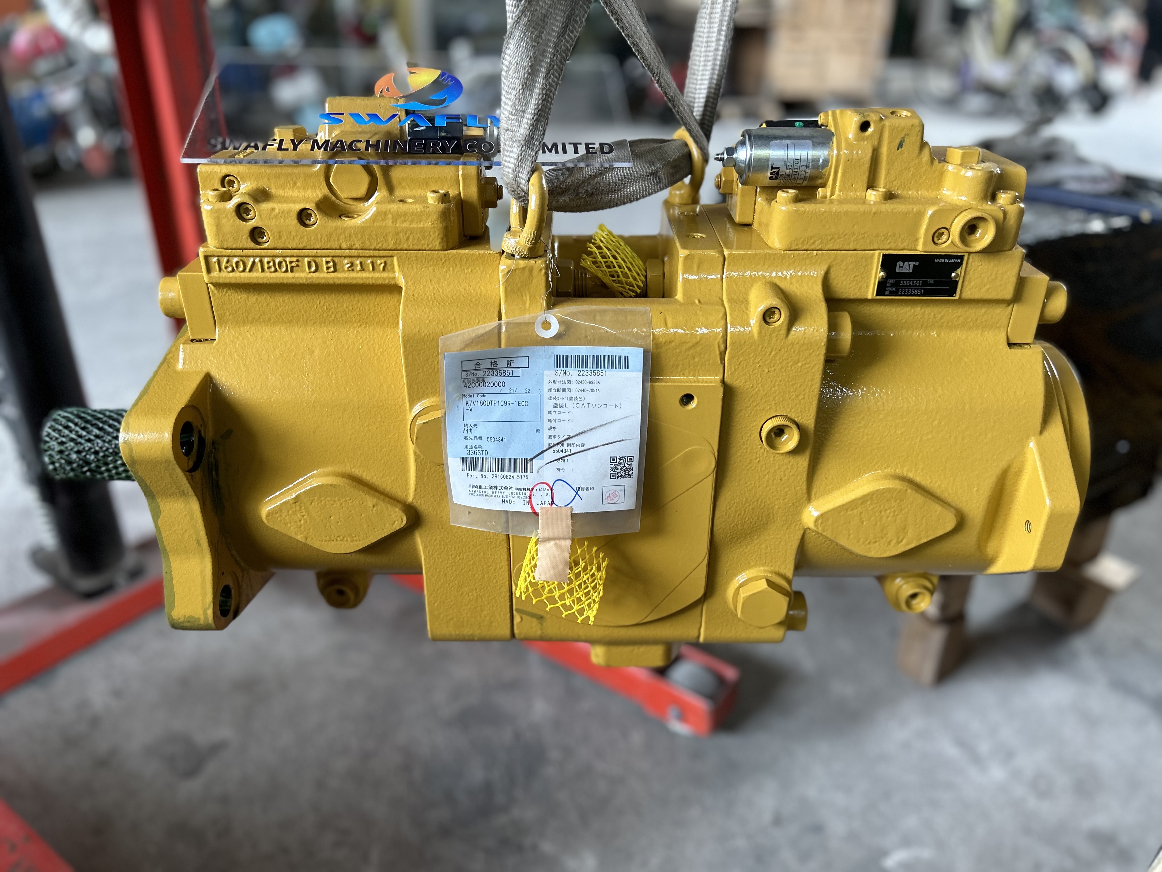 5659737 565-9737 Hydraulic Main Pump K7V180DTP For E336 E336GC 