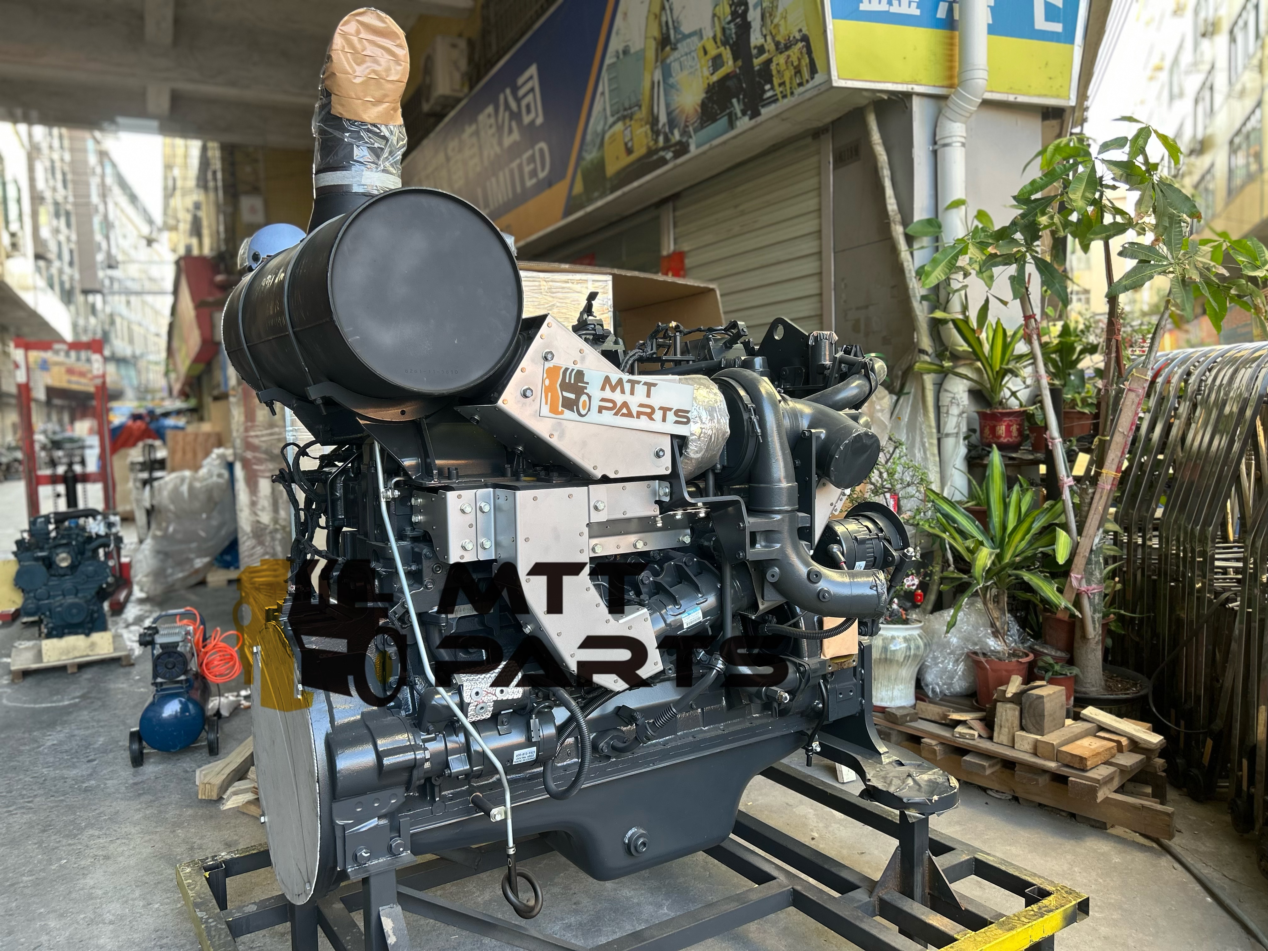 Genuine SAA6D140E-5 Diesel Engine for Komatsu PC650-8 PC600-8 Excavator 600-4621-203