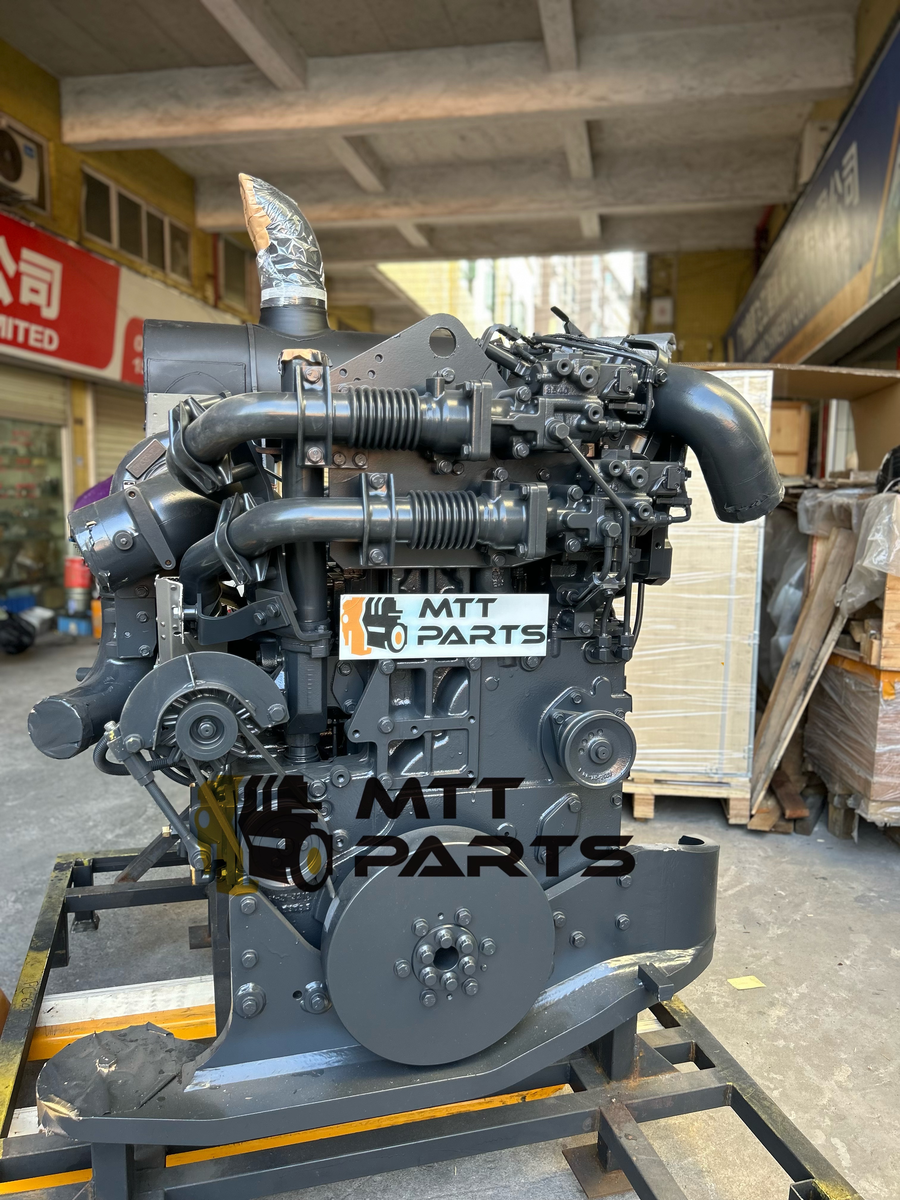 Genuine SAA6D140E-5 Diesel Engine for Komatsu PC650-8 PC600-8 Excavator 600-4621-203
